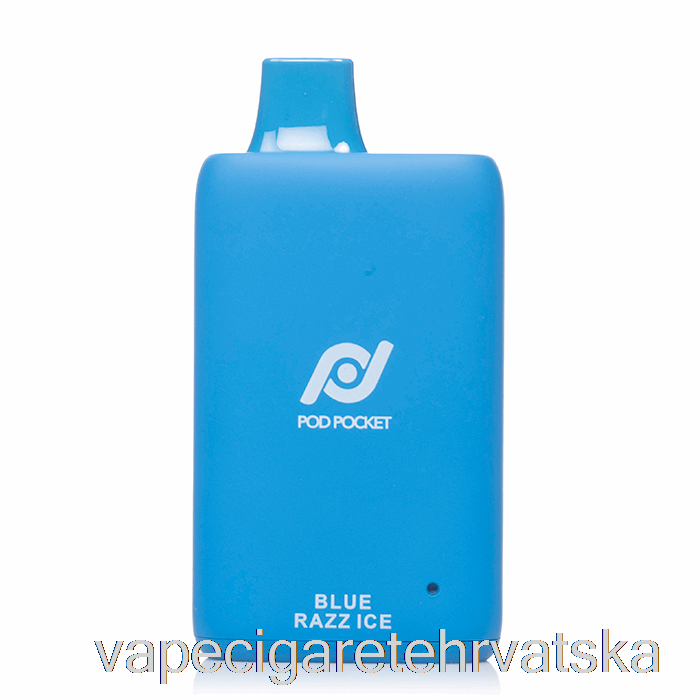 Vape Hrvatska Pod Pocket 7500 Disposable Blue Razz Ice